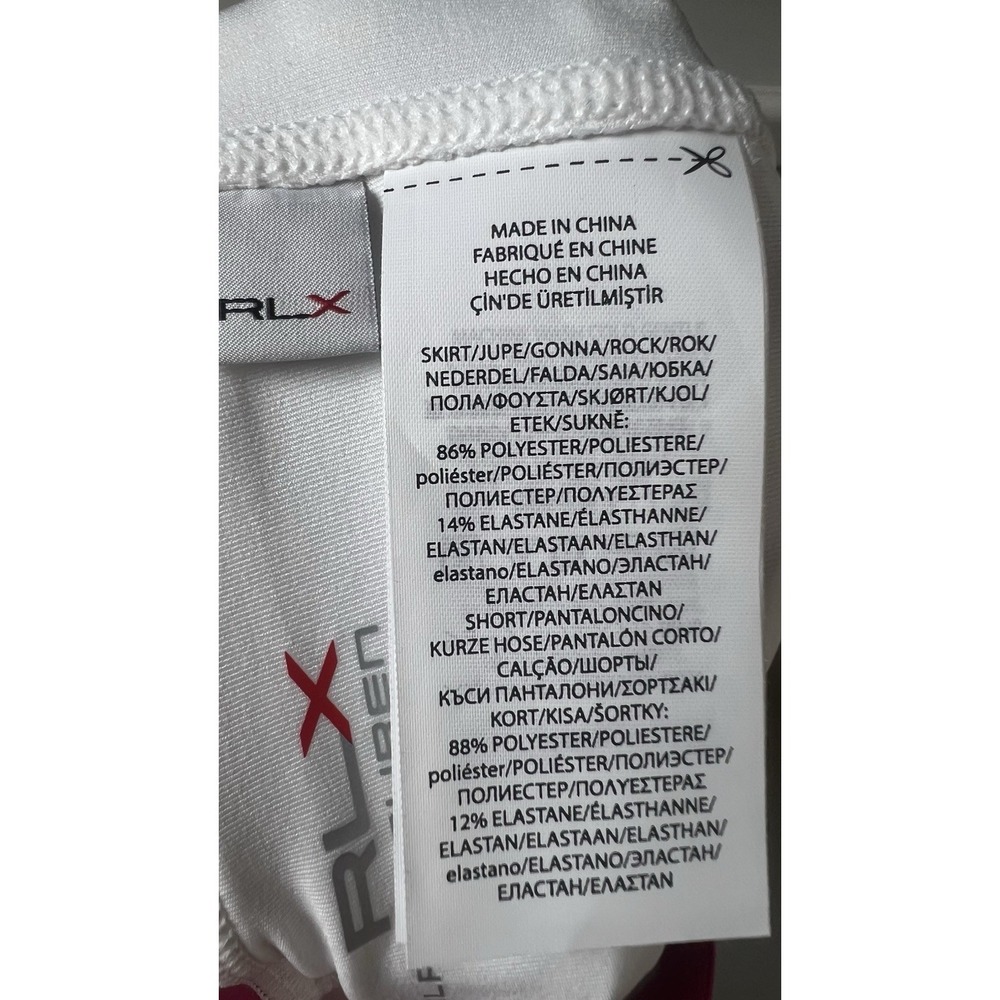 Ralph Lauren RLX Girls Golf Aim Pleated Tiles Skort Multi Youth Size Small 7 - Picture 6 of 8